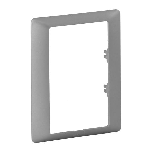 LEGRAND - Valena Life Spezielle Abdeckrahmen für Doppelsteckdosen 1-fach. Farbe: Aluminium
