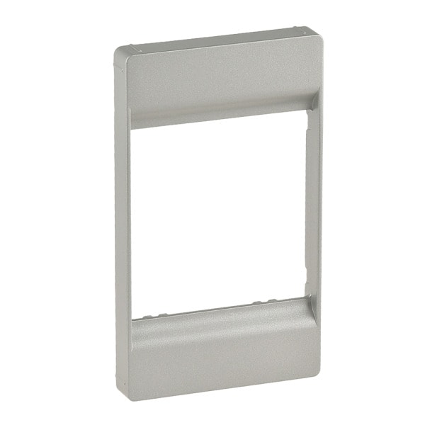 LEGRAND - Valena Life Adapter 2x Schutzkontaktsteckdose Arbe: Aluminium