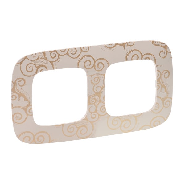 LEGRAND - Valena Allure 2-Fach Rahmen Goldstyle