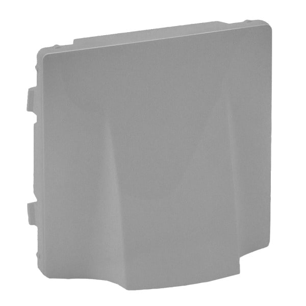 LEGRAND - Valena Life Abdeckung für Kabelauslass. Farbe: Aluminium