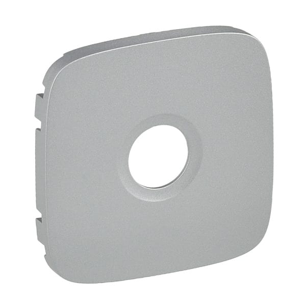 LEGRAND - TV-Abdeckung für das Schalterprogramm VALENA ALLURE, Farbe: Aluminium