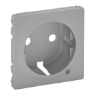 LEGRAND - Valena Life Abdeckung Schutzkontaktsteckdose LED Farbe: Aluminium