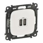 LEGRAND - Valena Allure USB-Ladedose 2400mA Farbe: Perlmutt
