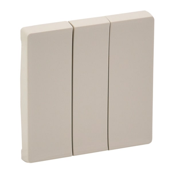 LEGRAND - Valena Life Wippe 3-fach Schalter Farbe: Mandelweiß