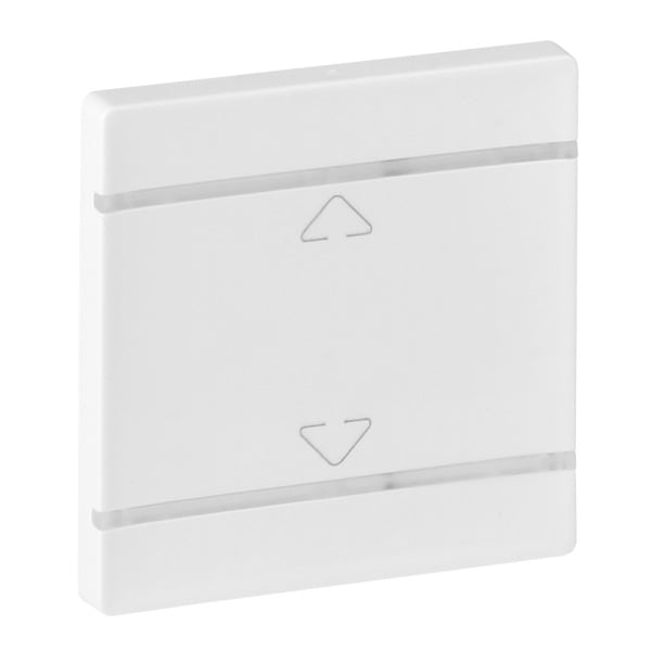 LEGRAND - MyHOME-Wippe mit Symbol ''Auf - Ab'' für Valena Life, 2-modulig, Farbe: Ultraweiß