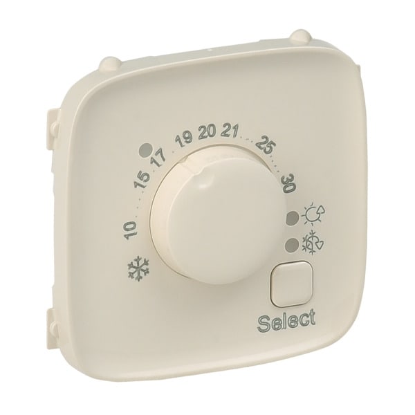 LEGRAND - Valena Allure elektronisches Raumthermostat  Farbe: Mandelweiß