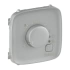 LEGRAND - Valena Allure elektronisches Raumthermostat  Farbe: Aluminium