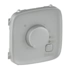 LEGRAND - Valena Allure Abdeckung Fußboden-Thermostat Farbe: Aluminium