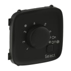 LEGRAND - Valena Allure Abdeckung Fußboden-Thermostat Farbe: Schwarz
