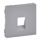 LEGRAND - Valena Life Abdeckung für Lautsprecherdose mit Federklemmen. Farbe: Aluminium