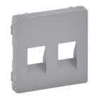 LEGRAND - Valena Life Abdeckung für Lautsprecherdose mit Federklemmen. Farbe: Aluminium