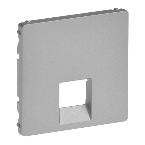 LEGRAND - Valena Life Abdeckung RJ11/RJ45 1-fach Farbe: Aluminium