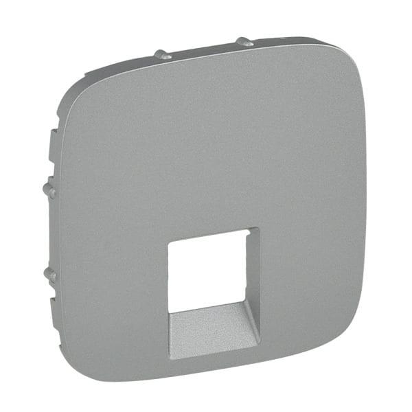 LEGRAND - Valena Allure Abdeckung RJ11/RJ45 1-fach Farbe: Aluminium