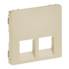LEGRAND - Valena Life Abdeckung RJ11/RJ45 2-fach Farbe: Mandelweiß