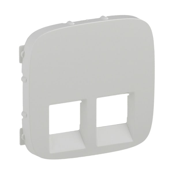 LEGRAND - Valena Allure Abdeckung RJ11/RJ45 2-fach Farbe: Ultraweiß