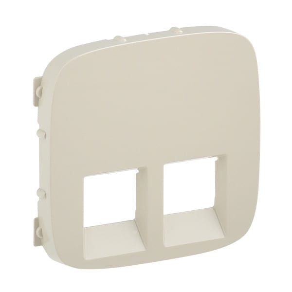 LEGRAND - Valena Allure Abdeckung RJ11/RJ45 2-fach Farbe: Mandelweiß