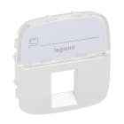 LEGRAND - Valena Allure Abdeckung RJ11/RJ45 mit Beschriftungsfeld 1-fach Farbe: Perlmutt