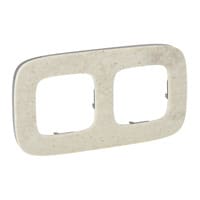 LEGRAND - Valena Allure 2-Fach Rahmen Marmor