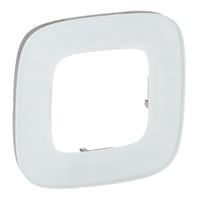 LEGRAND - Valena Allure 1-Fach Rahmen White Glass