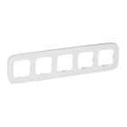 LEGRAND - Valena Allure 5-Fach Rahmen White Glass