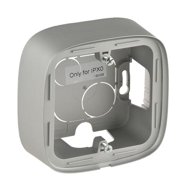 LEGRAND - Valena Allure Aufputz-Gehäuse 1-fach Farbe: Aluminium