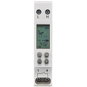 LEGRAND - MicroRex D11 Basic, digitale Wochenzeitschaltuhr, 230 VAC, 1 Kanal, 1TE