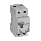 LEGRAND - RX3 Fehlerstromschutzschalter 25A, 2-polig, 30mA, Typ A, 230VAC, 2TE