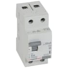 LEGRAND - RX3 Fehlerstromschutzschalter 40A, 2-polig, 30mA, Typ A, 230VAC, 2TE