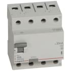 LEGRAND - RX3 Fehlerstromschutzschalter 40A, 4-polig, 30mA, Typ A, 400VAC, 4TE
