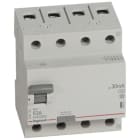 LEGRAND - RX3 Fehlerstromschutzschalter 63A, 4-polig, 30mA, Typ A, 400VAC, 4TE