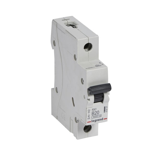 LEGRAND - RX3 Leitungsschutzschalter B-Charakteristik, 20A, 1-polig, 6kA, 230/400VAC, 1TE