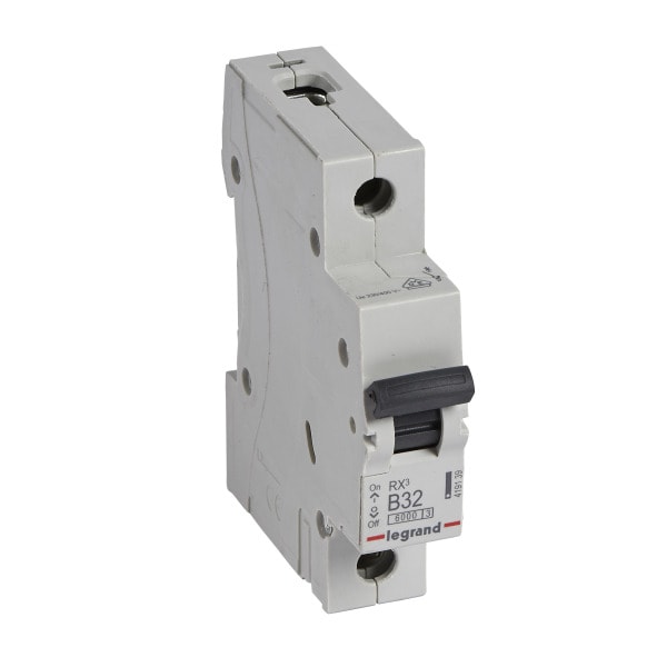 LEGRAND - RX3 Leitungsschutzschalter B-Charakteristik, 32A, 1-polig, 6kA, 230/400VAC, 1TE