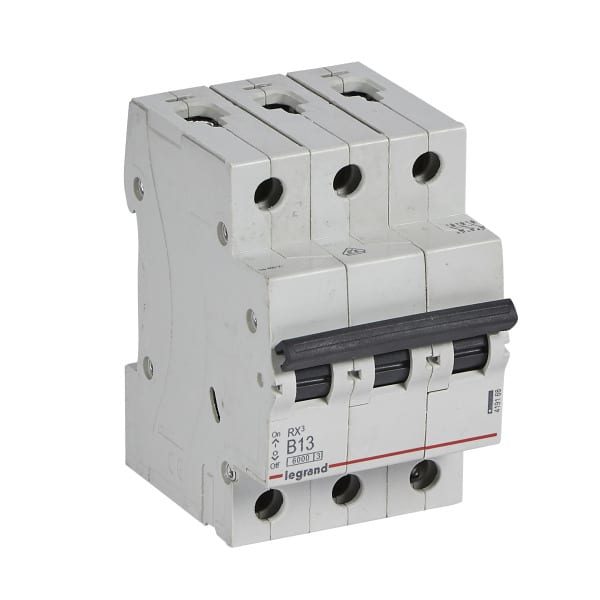 LEGRAND - RX3 Leitungsschutzschalter B-Charakteristik, 13A, 3-polig, 6kA, 400VAC, 3TE