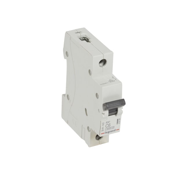 LEGRAND - RX3 Leitungsschutzschalter C-Charakteristik, 6A, 1-polig, 6kA, 230/400VAC, 1TE