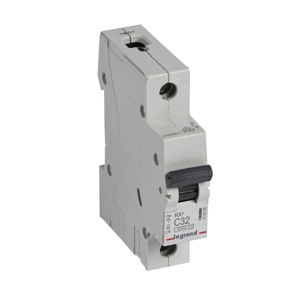 LEGRAND - RX3 Leitungsschutzschalter C-Charakteristik, 32A, 1-polig, 6kA, 230/400VAC, 1TE
