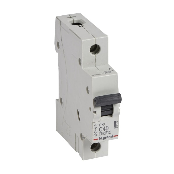 LEGRAND - RX3 Leitungsschutzschalter C-Charakteristik, 40A, 1-polig, 6kA, 230/400VAC, 1TE