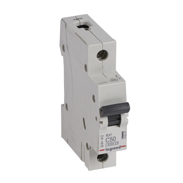 LEGRAND - RX3 Leitungsschutzschalter C-Charakteristik, 50A, 1-polig, 6kA, 230/400VAC, 1TE