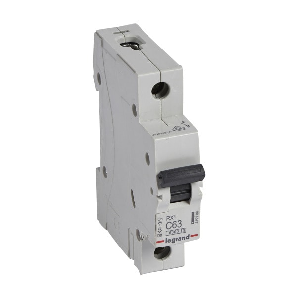 LEGRAND - RX3 Leitungsschutzschalter C-Charakteristik, 63A, 1-polig, 6kA, 230/400VAC, 1TE