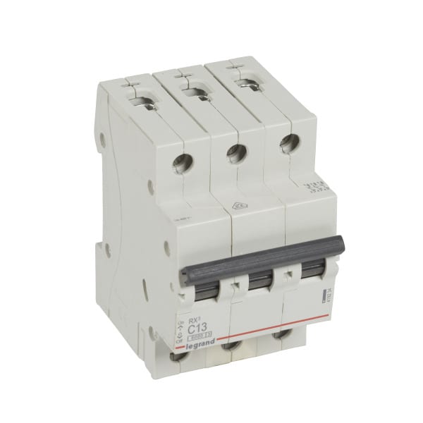 LEGRAND - RX3 Leitungsschutzschalter C-Charakteristik, 13A, 3-polig, 6kA, 400VAC, 3TE