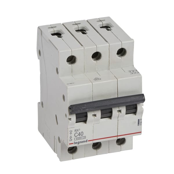 LEGRAND - RX3 Leitungsschutzschalter C-Charakteristik, 40A, 3-polig, 6kA, 400VAC, 3TE