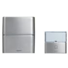 LEGRAND - Funk Gong Set Premium MP3 LED Gong, Klingeltaster,30 Melodien Farbe: Aluminium