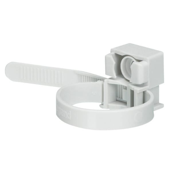 LEGRAND - Kabelbinder mit Sockel, grau, für Befestigung von Kabeln mit D= 13-38mm