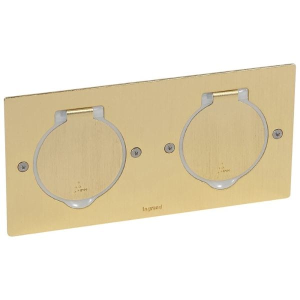 LEGRAND - Deckelsatz 2x2-Modul Bronze