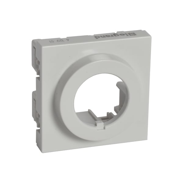 LEGRAND - Blindplatte mit Bohrung D=22,5mm für OSMOZ Schalt- und Signalgeräte, 2-modulig,