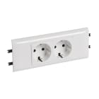 LEGRAND - Mosaic Steckdose SDO 2f DLP 65mm SL ws