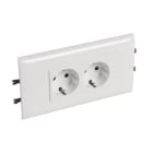 LEGRAND - Mosaic Steckdose SDO 2f DLP 85mm SL ws
