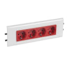 LEGRAND - Mosaic Steckdose SDO 4f cod. DLP 85mm SL rt