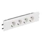 LEGRAND - Mosaic Steckdose SDO 4f DLP 65mm SL ws