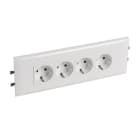 LEGRAND - Mosaic Steckdose SDO 4f DLP 85mm SL ws