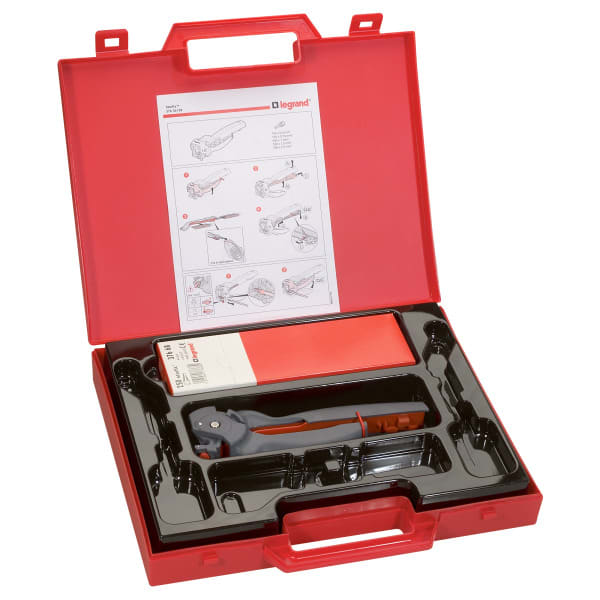 LEGRAND - Presszangen-Set Starfix: 1 Presszange 037609 und Aderendhülsen 0,5 bis 2,5 mm²
